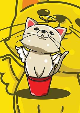 Cute Cat Getting Stuck