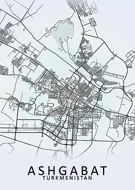 Ashgabat Turkmenistan Map