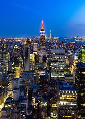 Night over Manhattan