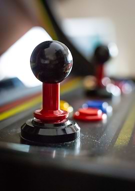 Old coinup joystick