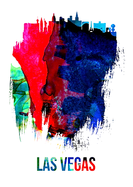 Las Vegas Watercolor