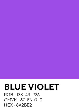 Blue Violet Color