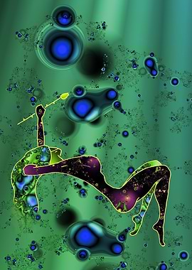 Woman Rose And Depth