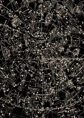Stars Constellations Map