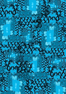 Blue Animal Pattern