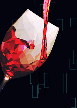 Wine Lowpoly