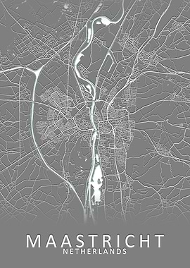 Maastricht Netherlands Map