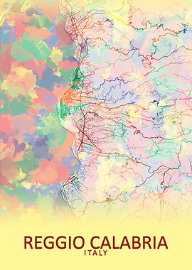 Reggio Calabria Italy Map