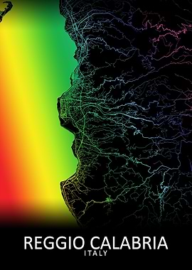 Reggio Calabria Italy Map