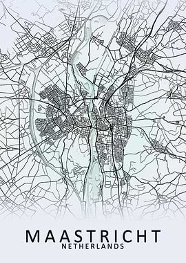 Maastricht Netherlands Map