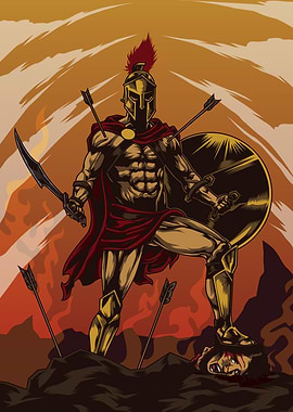 Spartan Warrior Triumphs