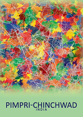 Pimpri Chinchwad India Map