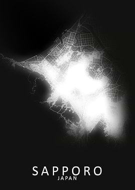 Sapporo Japan City Map