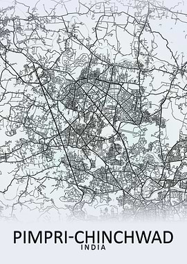 Pimpri Chinchwad India Map
