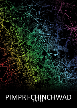 Pimpri Chinchwad India Map