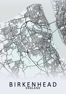 Birkenhead England Map