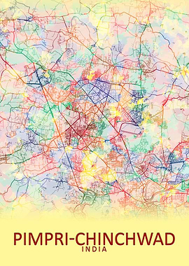 Pimpri Chinchwad India Map