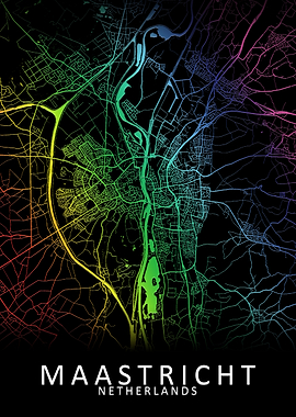 Maastricht Netherlands Map