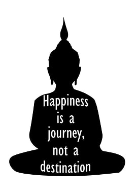 Silhouette of Buddha