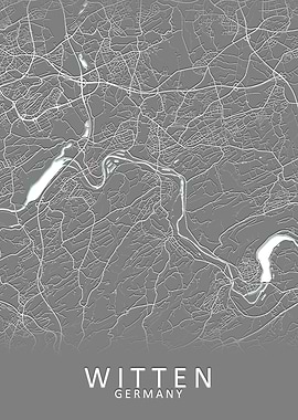 Witten Germany City Map