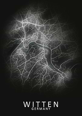 Witten Germany City Map