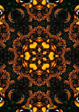 Royal Golden Pattern Art