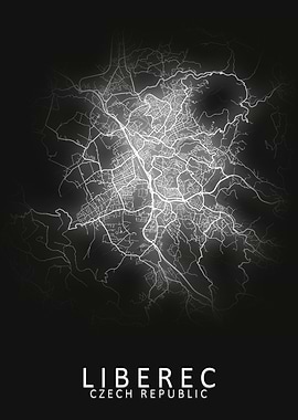 Liberec Czech Republic Map