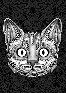 Aztec Cat Head
