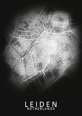 Leiden Netherlands Map