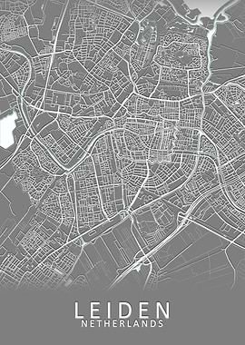 Leiden Netherlands Map