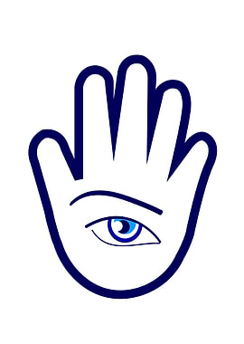 Hand of a fortune teller