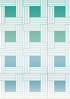 Woven pattern soft green