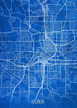 Atlanta City Street Map