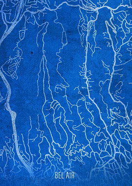 Bel Air City Street Map