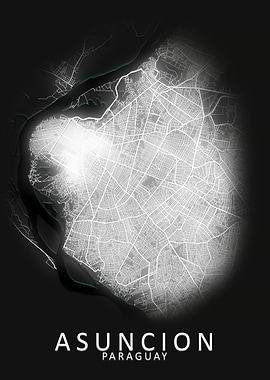 Asuncion Paraguay City Map