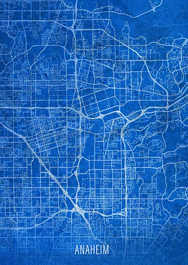 Anaheim City Street Map