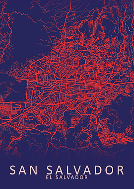 San Salvador City Map