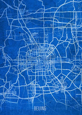 Beijing City Street Map