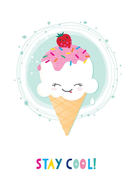 Kawaii IceCream stay cool