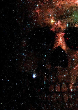 Skull in Nebula