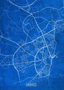 Aarhus City Street Map