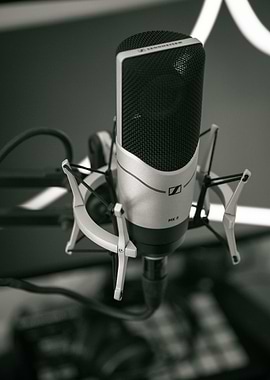 Black and white mike