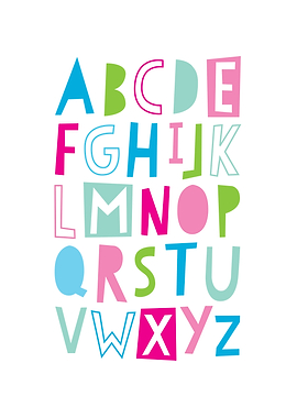 ALPHABET trendy type GIRL