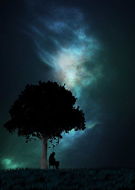 rthe man and the tree