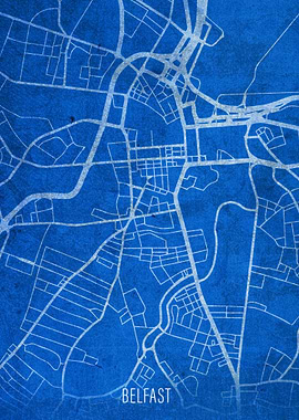 Belfast City Street Map