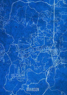 Branson City Street Map