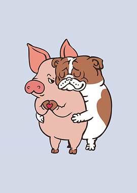 Friend Not Food Bulldog