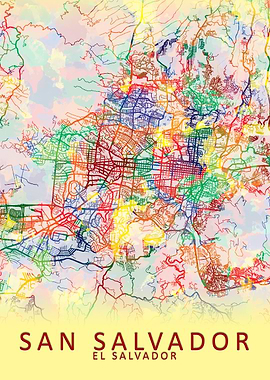 San Salvador City Map