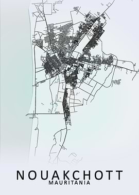 Nouakchott Mauritania Map