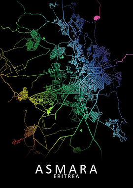 Asmara Eritrea City Map